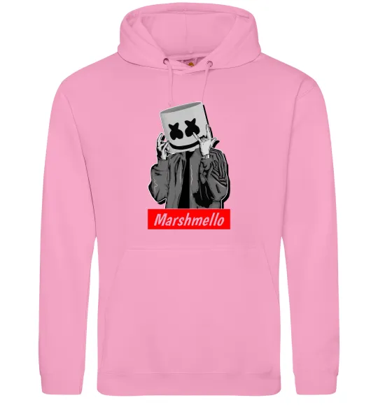 Чоловіча толстовка (худі) Marshmello cool Рожевий фото