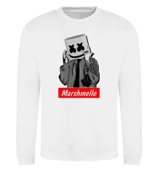 Світшот Marshmello cool Білий фото