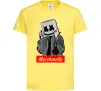 Детская футболка Marshmello cool Лимонный Детская футболка Marshmello cool Лимонный фото