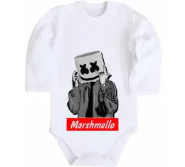 Дитячий бодік Just be cool Білий фото