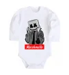 Детский боди Marshmello cool Белый фото