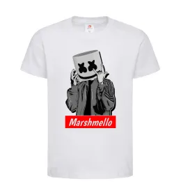 Детская футболка Marshmello cool Белый фото