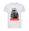 Детская футболка Marshmello cool Белый фото
