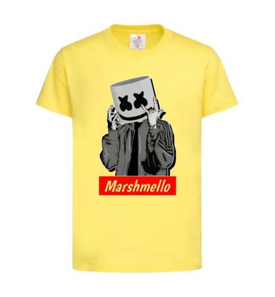 Детская футболка Marshmello cool Лимонный фото