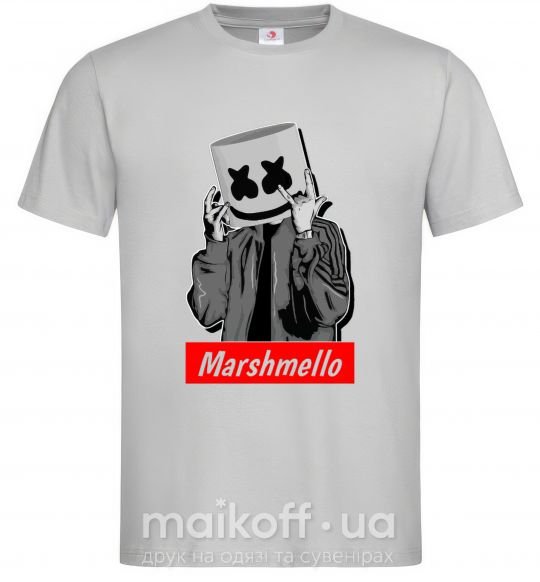 Мужская футболка Marshmello cool Серый фото