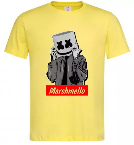 Чоловіча футболка Marshmello cool Лимонний фото