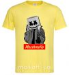 Чоловіча футболка Marshmello cool Лимонний фото