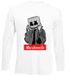 Лонгслив Marshmello cool Белый фото
