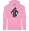 Мужская толстовка (худи) Deadpool artwork Розовый фото