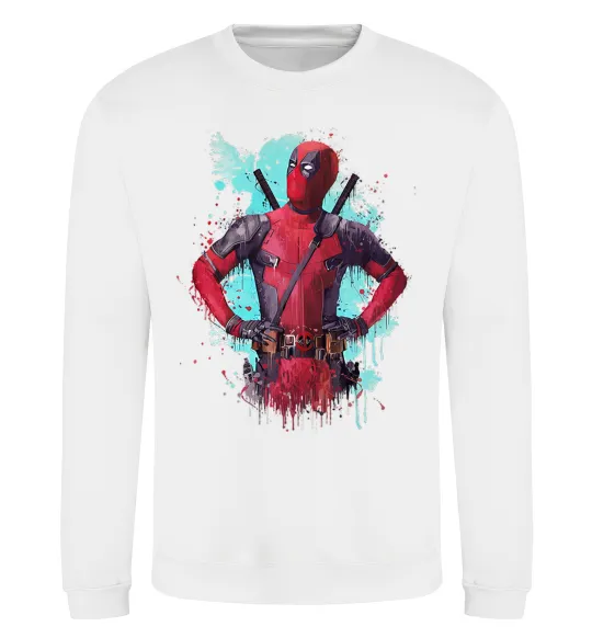 Свитшот Deadpool artwork Белый фото