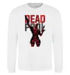 Світшот Deadpool and guns Білий фото