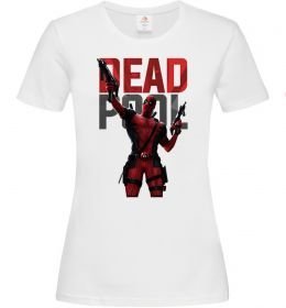 Женская футболка Deadpool and guns
