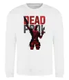 Світшот Deadpool and guns Білий фото