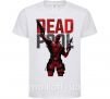 Дитяча футболка Deadpool and guns Білий фото