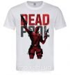 Мужская футболка Deadpool and guns Белый фото