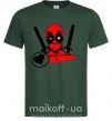 Чоловіча футболка Deadpool's love Темно-зелений фото