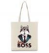 Еко-сумка Best Boss Бежевий фото