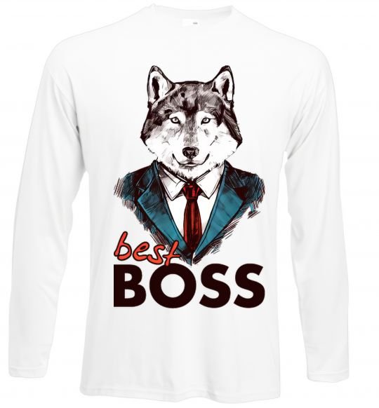 Реглан Best Boss Білий фото