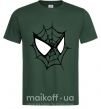 Мужская футболка Spider man mask Темно-зеленый фото