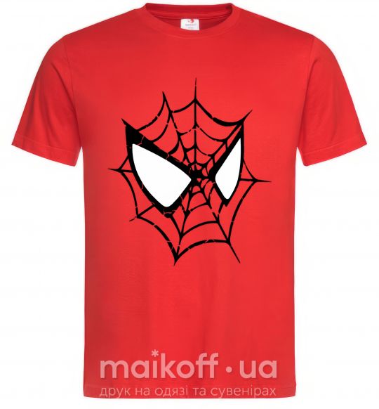 Мужская футболка Spider man mask Красный фото