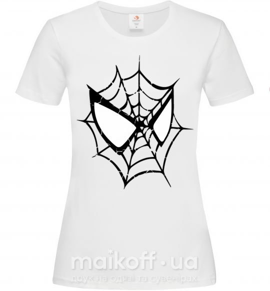 Женская футболка Spider man mask Белый фото