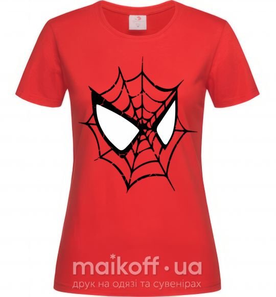 Женская футболка Spider man mask Красный фото