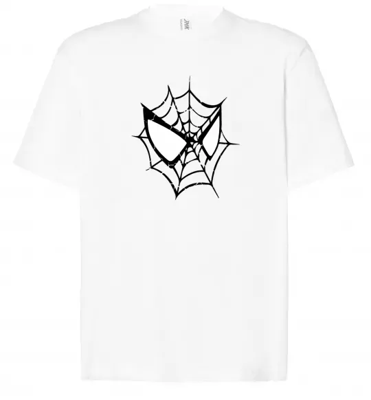 Футболка Оверсайз Spider man mask Білий фото