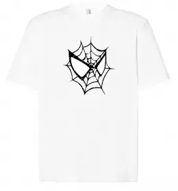 Футболка Оверсайз Spider-man looking Черный фото