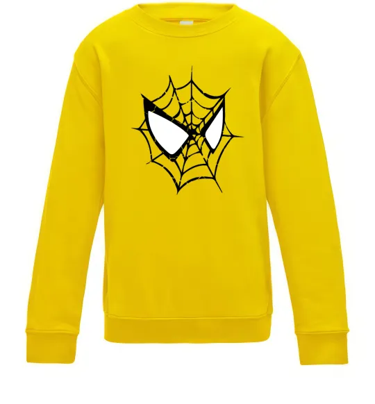 Дитячий світшот Spider man mask Сонячно жовтий фото