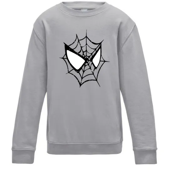 Дитячий світшот Spider man mask Сірий меланж фото