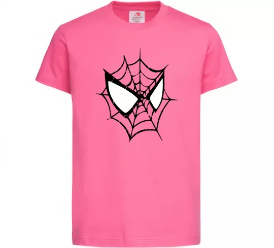 Детская футболка Spider man mask Ярко-розовый фото
