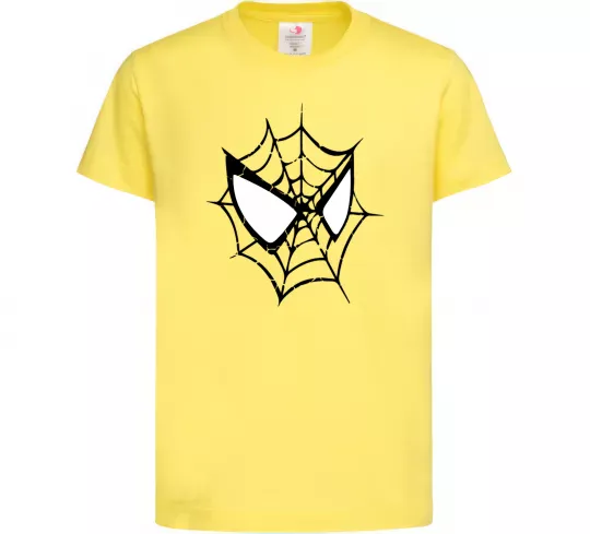 Детская футболка Spider man mask Лимонный фото