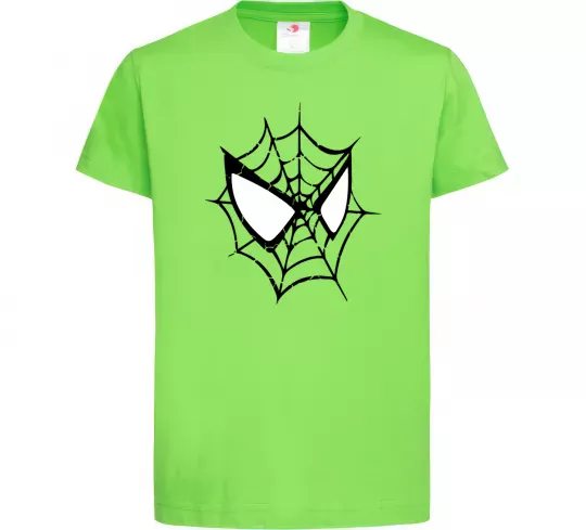 Детская футболка Spider man mask Лаймовый фото