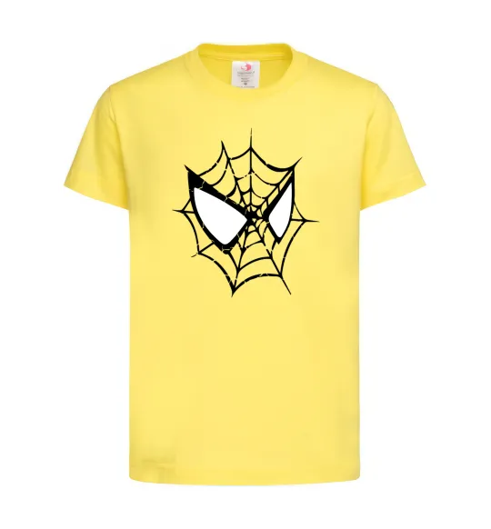 Дитяча футболка Spider man mask Лимонний фото