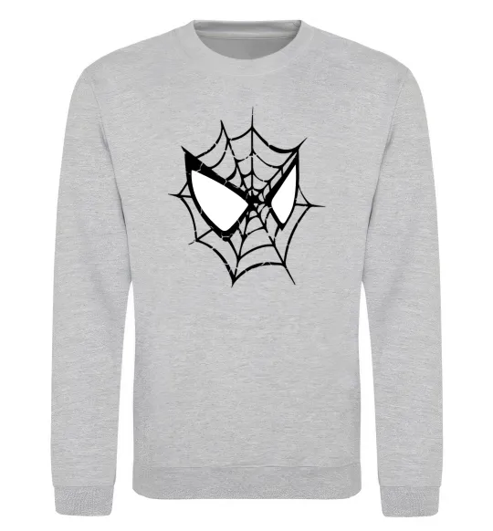Світшот Spider man mask Сірий меланж фото