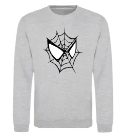 Свитшот Spider man mask Серый меланж фото