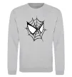 Світшот Spider man mask Сірий меланж фото