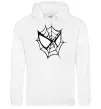 Женская толстовка (худи) Spider man mask Белый фото