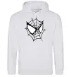 Женская толстовка (худи) Spider man mask Серый меланж фото