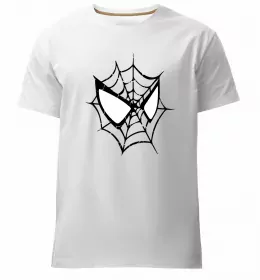 Мужская премиум футболка Spider man Белый фото