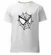 Мужская премиум футболка Spider man mask Белый фото
