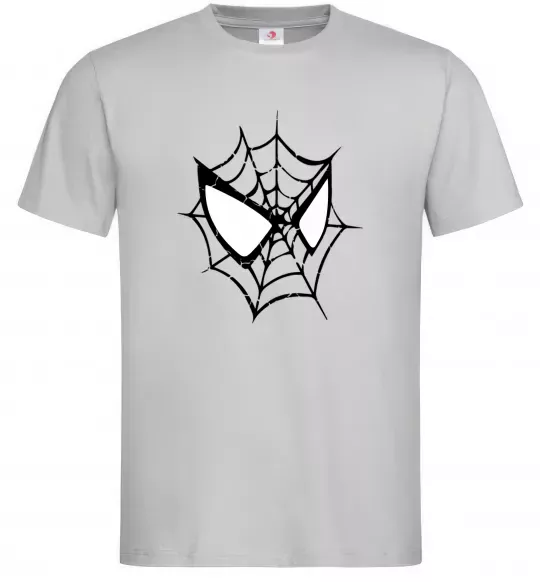 Чоловіча футболка Spider man mask Сірий фото