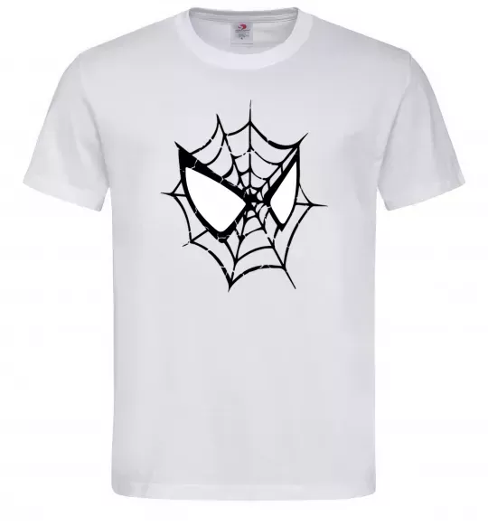 Чоловіча футболка Spider man mask Білий фото