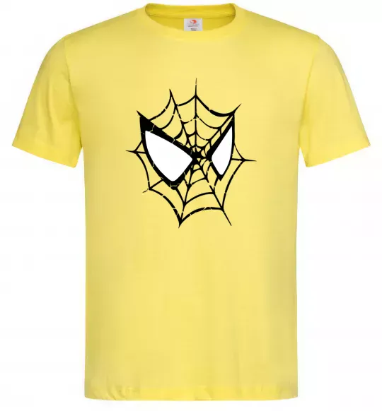 Чоловіча футболка Spider man mask Лимонний фото