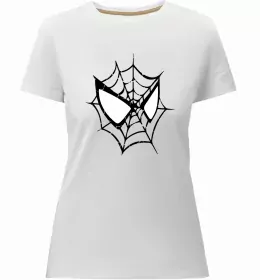 Женская премиум футболка Людина павук Marvel Белый фото