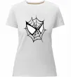Жіноча преміум футболка Spider man mask Білий фото