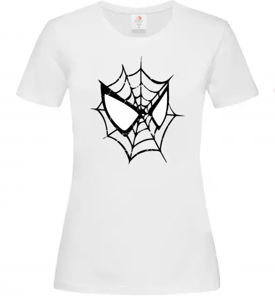 Женская футболка Spider man mask Белый фото