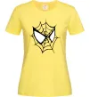 Женская футболка Spider man mask Лимонный фото