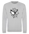 Світшот Spider man mask Сірий меланж фото