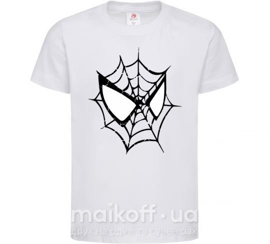 Детская футболка Spider man mask Белый фото